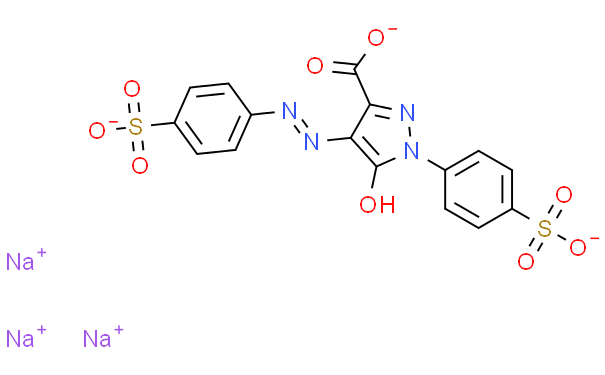 水中食品合成色素柠檬黄溶液标准物质