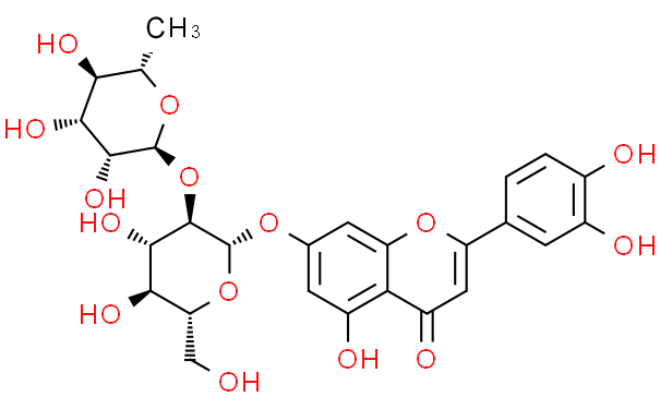 木犀草素7O新橙皮糖苷忍冬苷