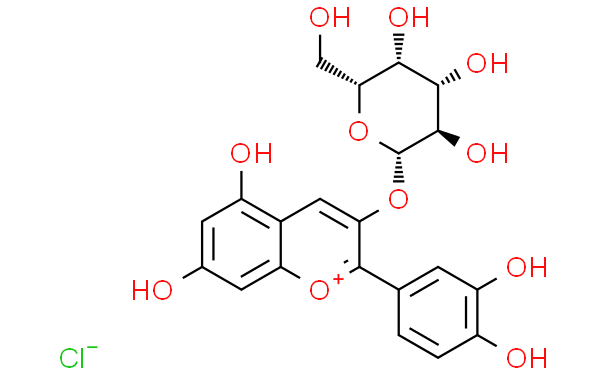 矢车菊素-3-半乳糖苷