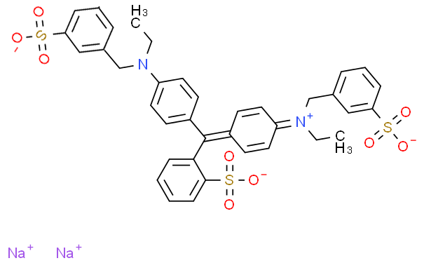 水中食用合成色素亮蓝溶液标准物质
